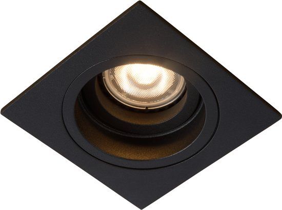 Inbouwspot 1xGU10 Zwart