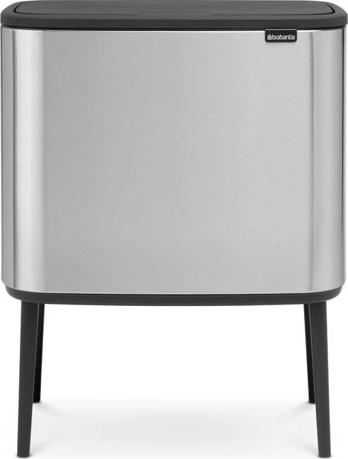 Bo Touch Bin 3 x 11 liter matt steel fingerprint proof