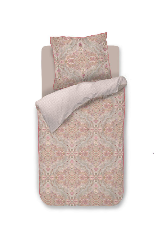 dekbedovertrekset Moon Flower lichtroze 1-persoons