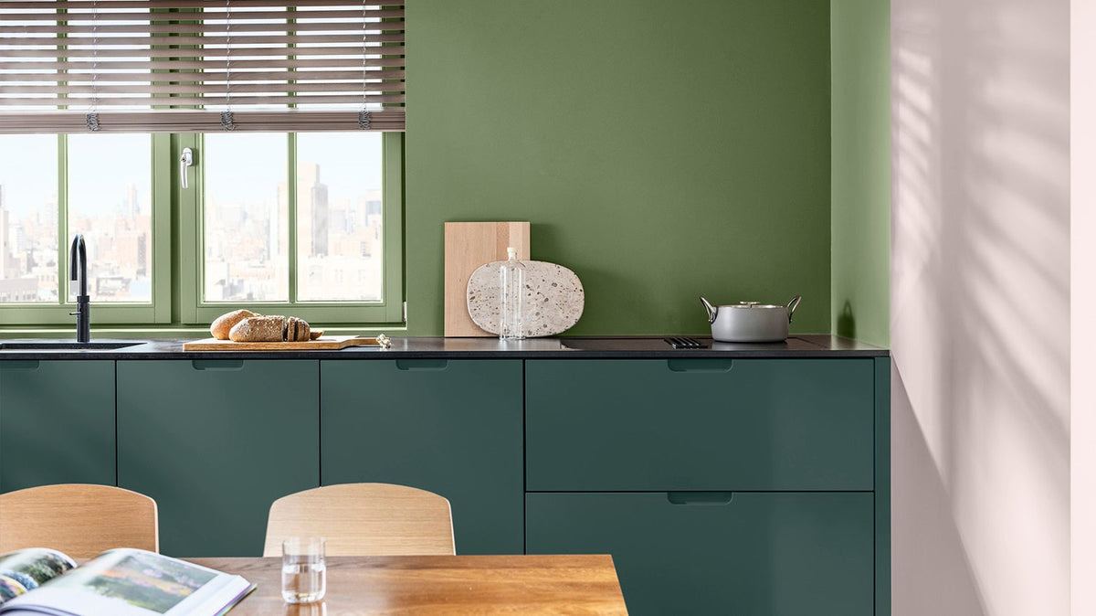 Op de wishlist: donkergroene muurverf