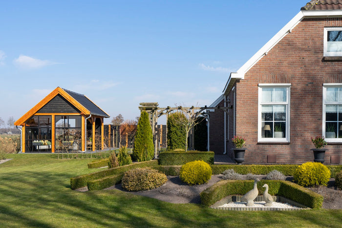 Thuis in de tuin bij familie Hofstede