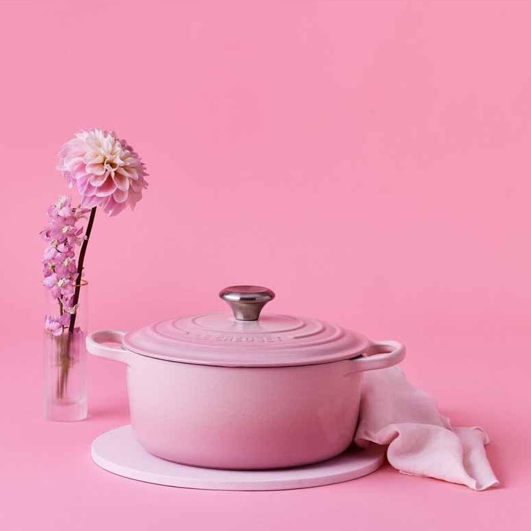Braad- / Stoofpan Signature rond Shell Pink 20cm 2,4l