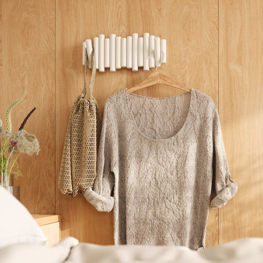 Picket rail hook white