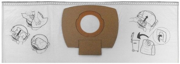 Fleece stofzak 10l stofzuiger