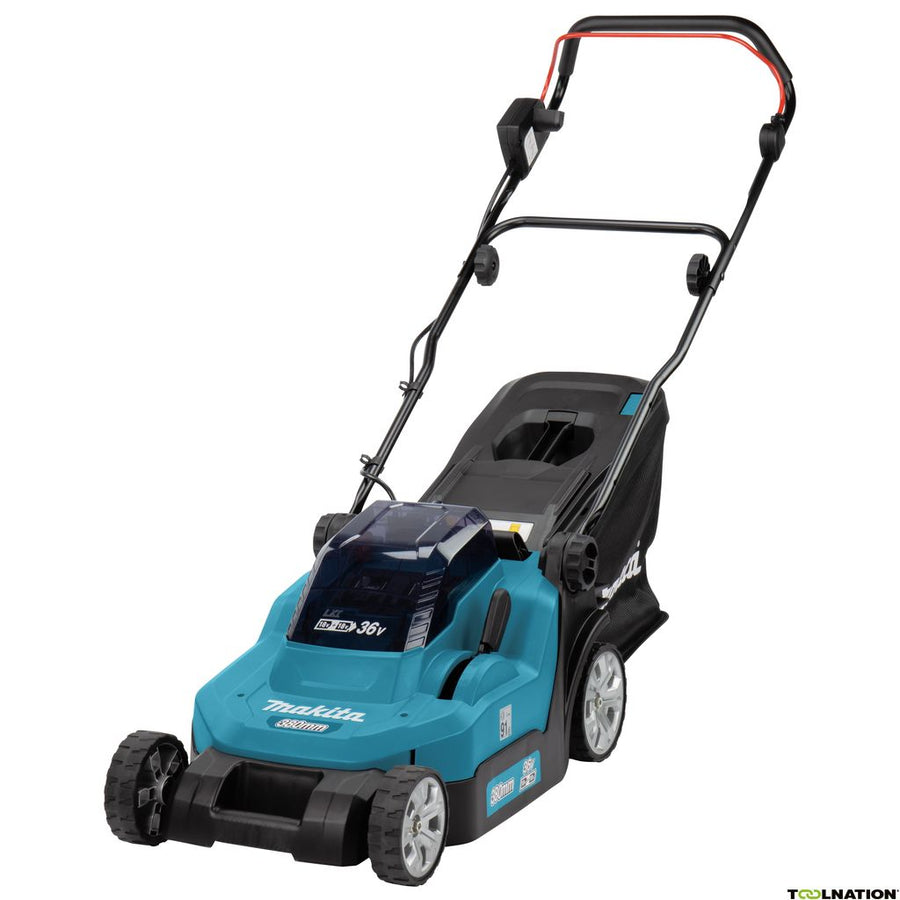 DLM382CM2 LXT 2x18 V accu Grasmaaier 38 cm