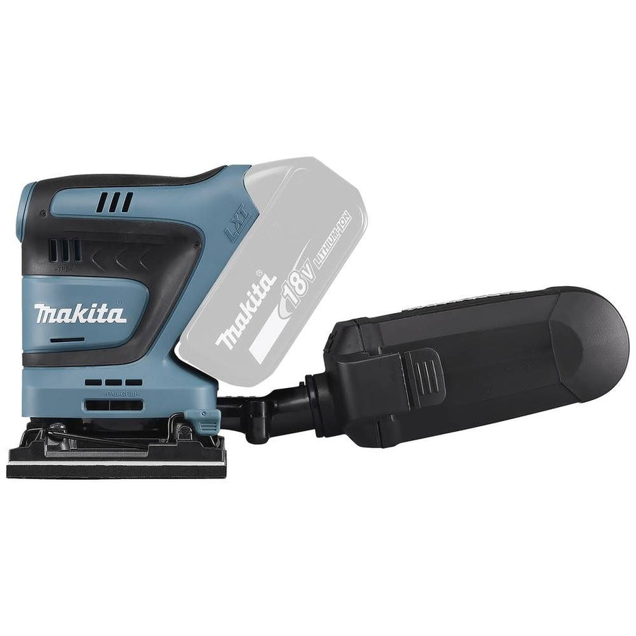 DBO480Z 18 V Handpalm vlakschuurmachine in doos