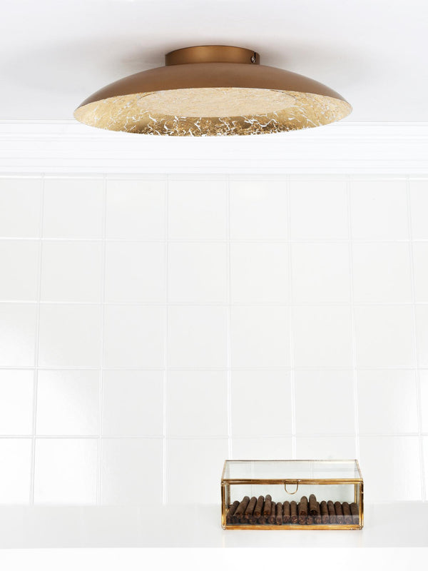 Lucide FOSKAL LED-plafondlamp Ø 34,5 cm, 12 W, messing