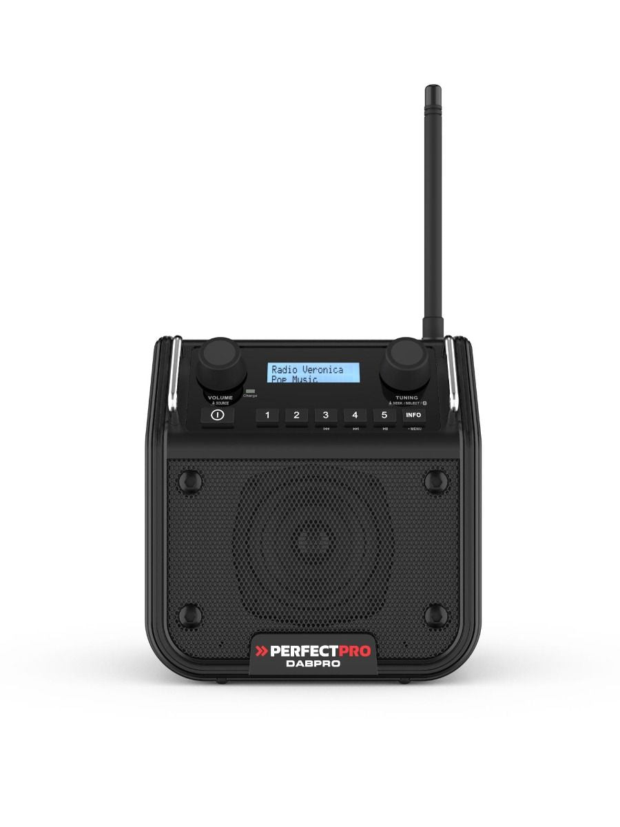 DAB+ / FM / Bluetooth / Oplaadbaar / IP54