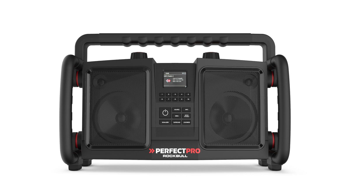 DAB+ / FM / Bluetooth / USB (lader) / Oplaadbaar / IP65