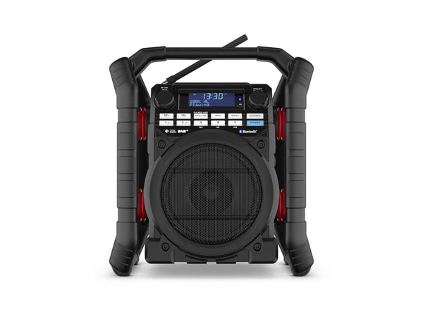 DAB+ / FM / Bluetooth / USB (lader/speler)  / Oplaadbaar / IP65