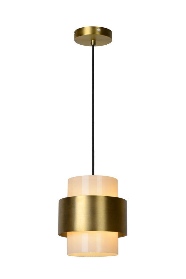 Lucide FIRMIN hanglamp Ø 20 cm, E27, matgoud / messing