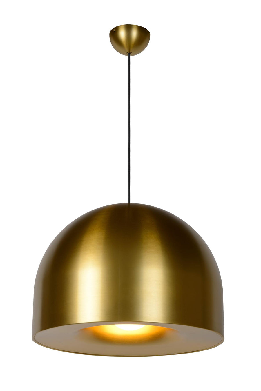 Lucide AKRON hanglamp Ø 50 cm, E27, matgoud / messing