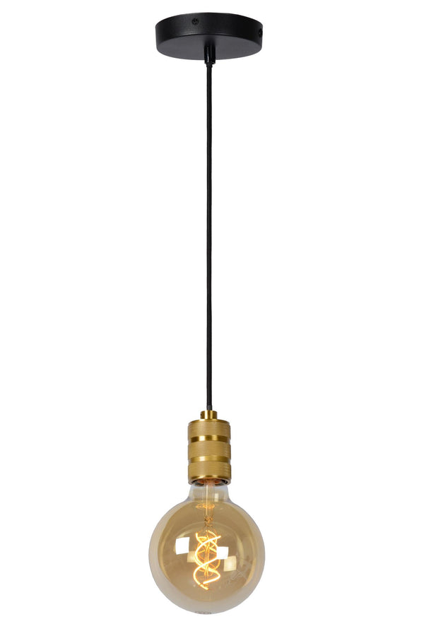 Lucide JOVA hanglamp Ø 12 cm, E27, matgoud / messing