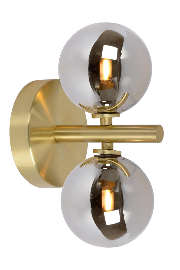 Lucide TYCHO wandlamp 2 × G9, matgoud / messing