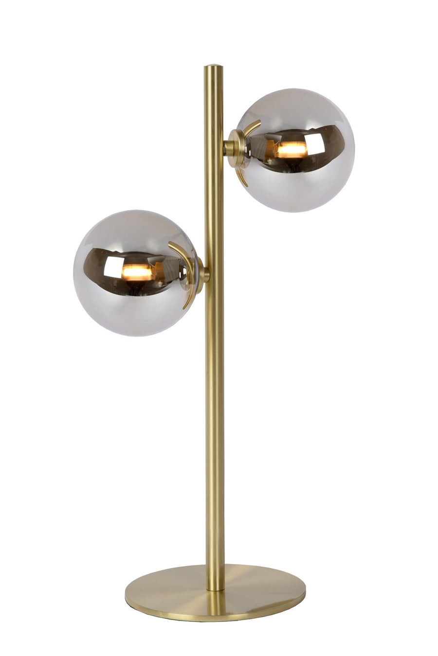 Lucide TYCHO tafellamp 2 × G9, matgoud / messing
