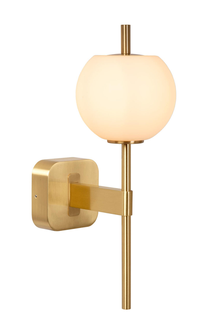 Lucide ELDA wandlamp voor de badkamer G9, IP44, matgoud / messing