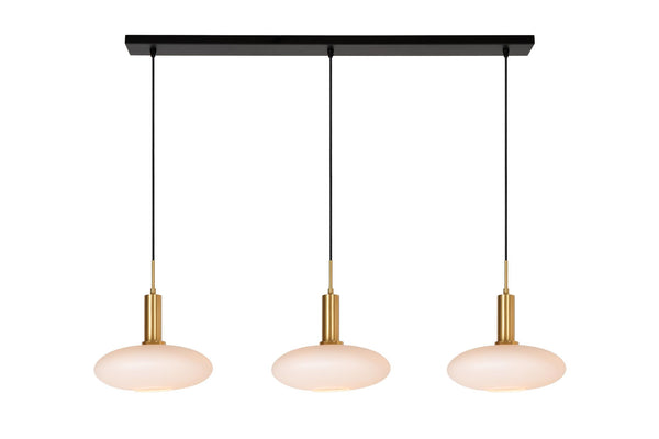 Lucide SINGALA hanglamp 3 × E27, matgoud / messing