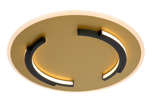 Lucide ANDREAS LED-plafondlamp Ø 39,6 cm, 30 W, matgoud / messing