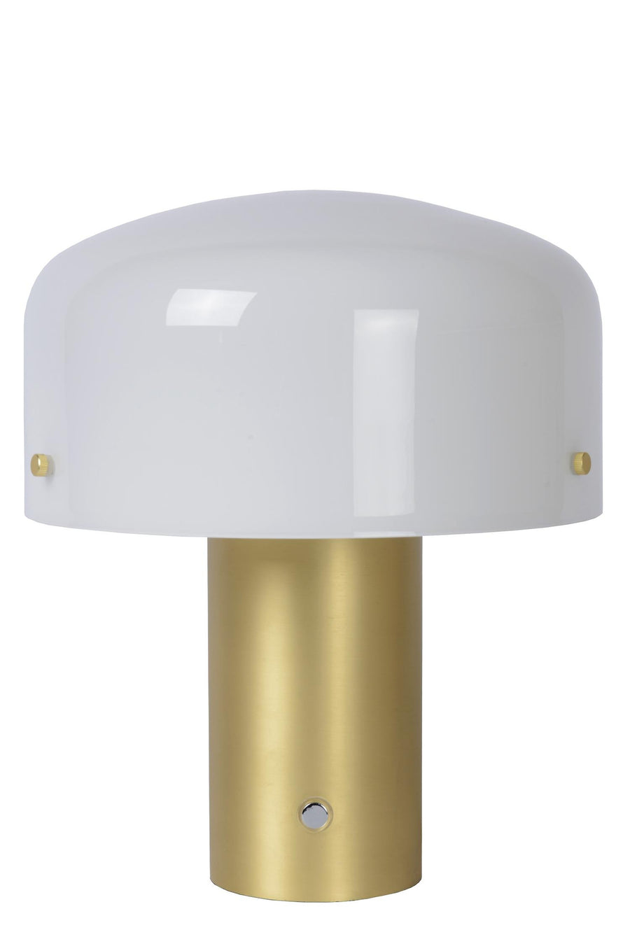 Lucide TIMON tafellamp E27, matgoud / messing