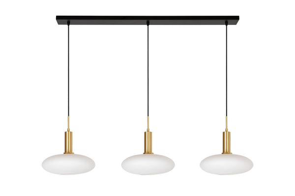 Lucide SINGALA hanglamp 3 × E27, matgoud / messing