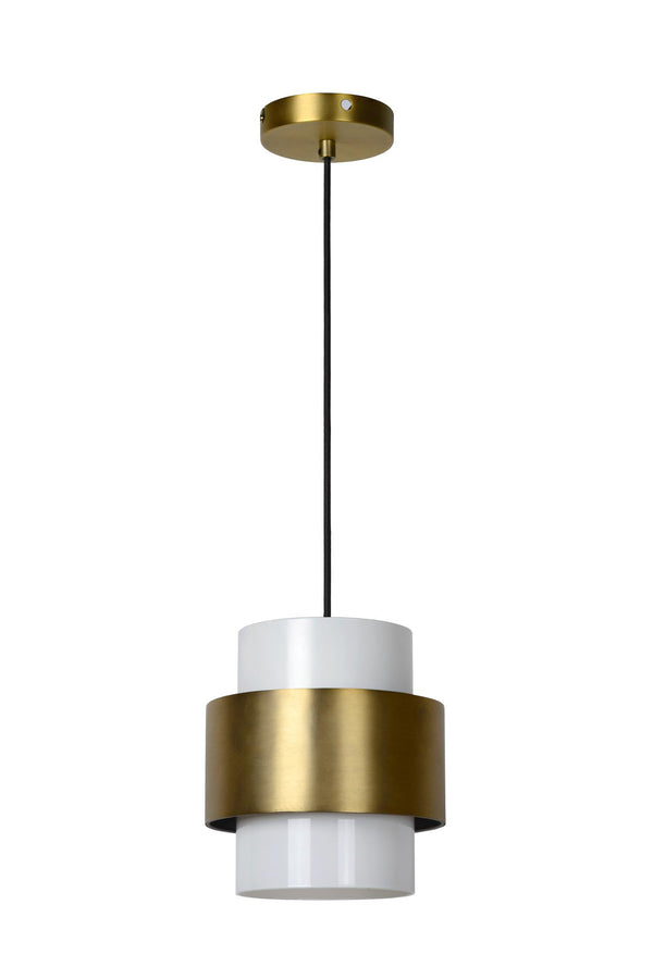 Lucide FIRMIN hanglamp Ø 20 cm, E27, matgoud / messing