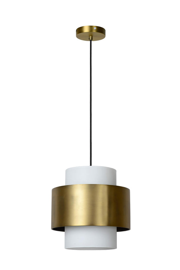 Lucide FIRMIN hanglamp Ø 30 cm, E27, matgoud / messing
