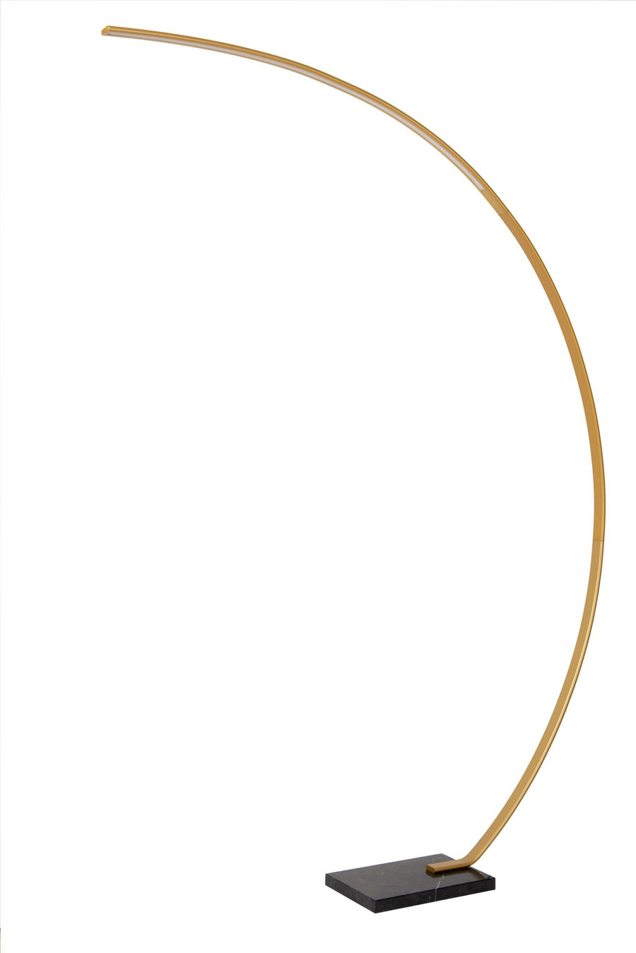 Lucide CURVE dimbare LED-booglamp 15 W, matgoud / messing