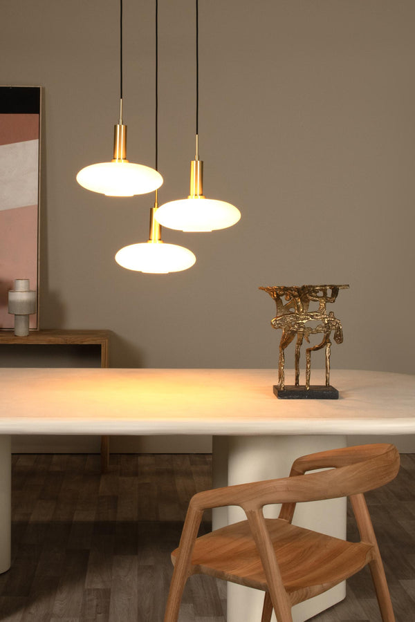 Lucide SINGALA hanglamp Ø 55 cm, 3 × E27, matgoud / messing