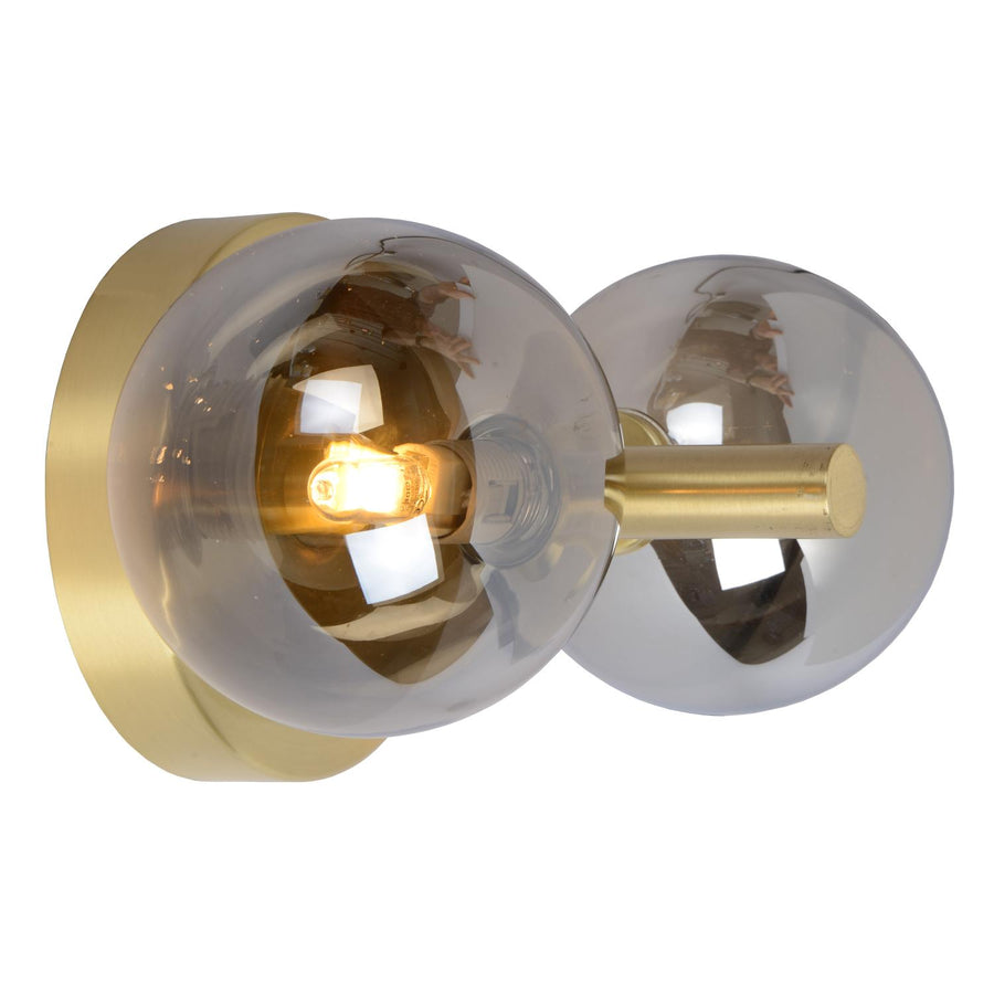 Lucide TYCHO wandlamp 2 × G9, matgoud / messing