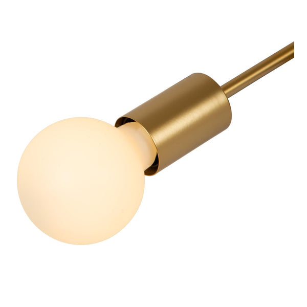 Lucide LESTER plafondlamp 4 × E27, matgoud / messing