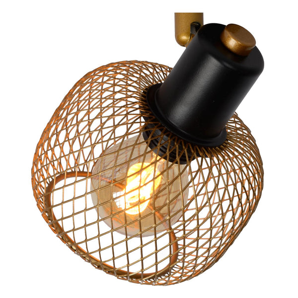 Lucide MAREN plafondspot E14, matgoud / messing