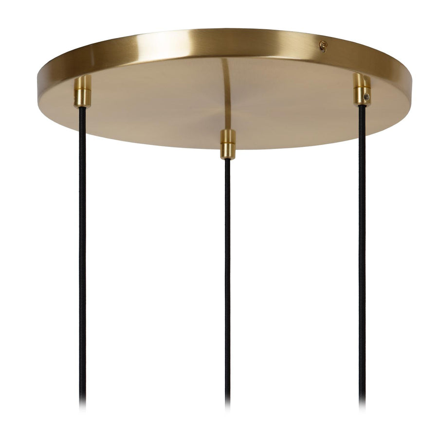Lucide ALICENT hanglamp Ø 35 cm, 3 × E27, matgoud / messing