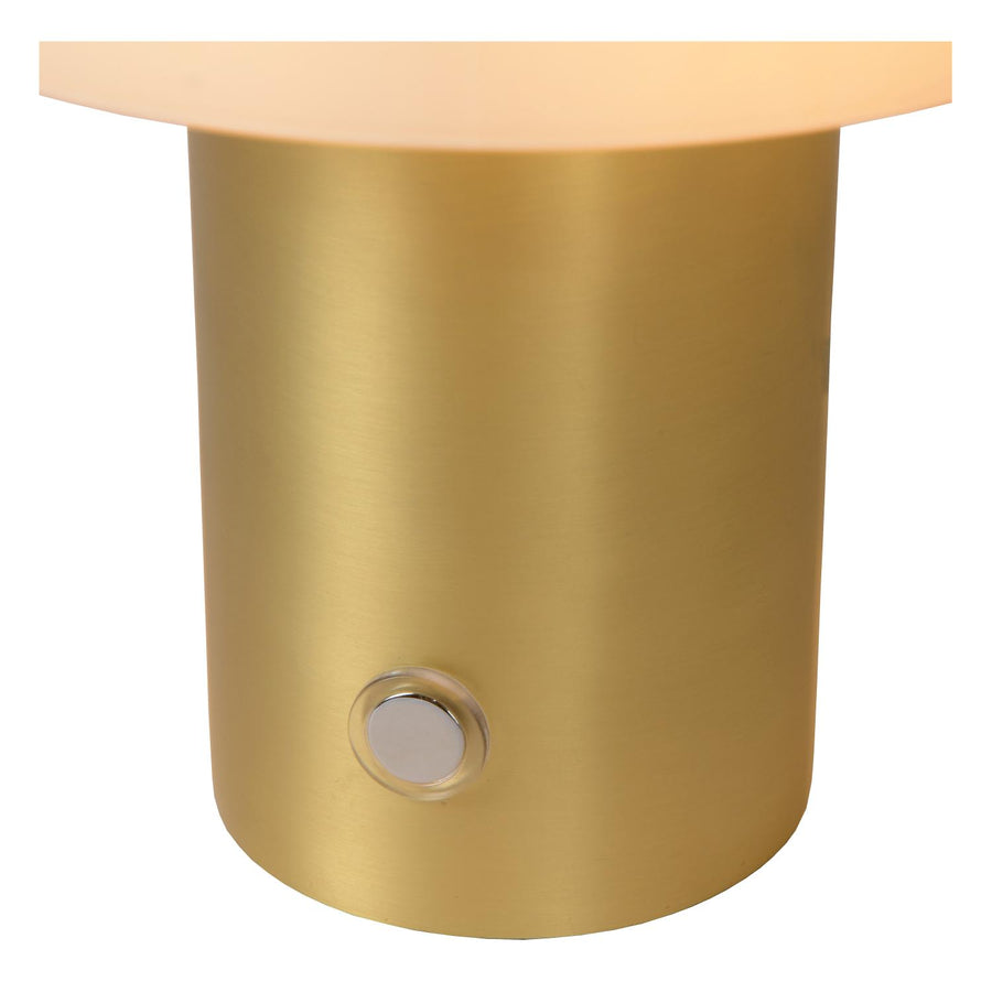 Lucide TIMON tafellamp E14, matgoud / messing