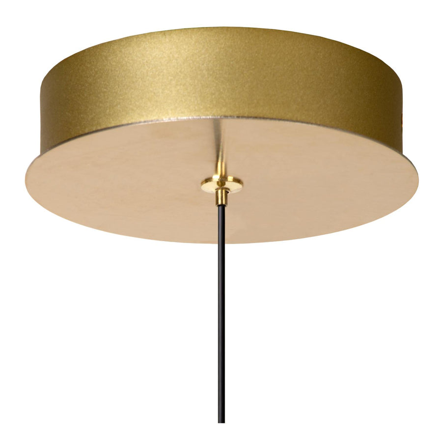 Lucide KLIGANDE LED-hanglamp Ø 13 cm, 9 W, matgoud / messing