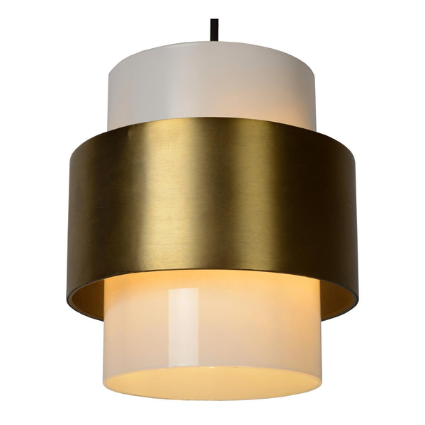 Lucide FIRMIN hanglamp Ø 20 cm, E27, matgoud / messing