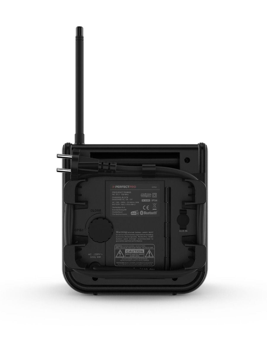 DAB+ / FM / Bluetooth / Oplaadbaar / IP54