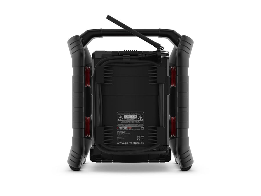 DAB+ / FM / Bluetooth / USB (lader/speler)  / Oplaadbaar / IP65