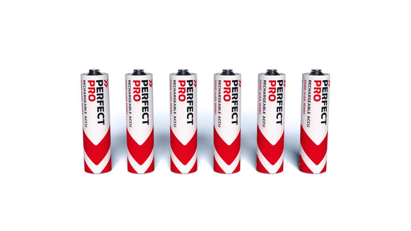 NiMH 2500 mAh, 6 stuks AA