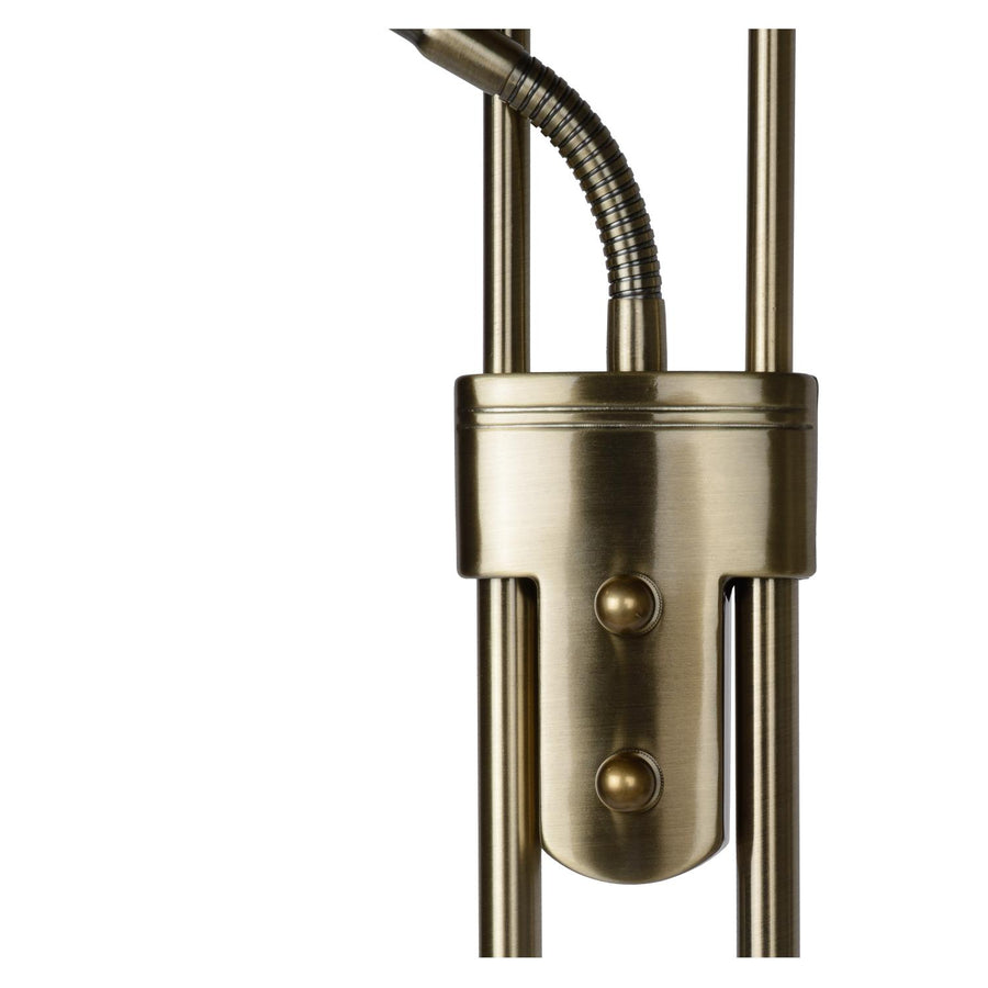 Lucide CHAMPION-LED dimbare LED-leesvloerlamp brons
