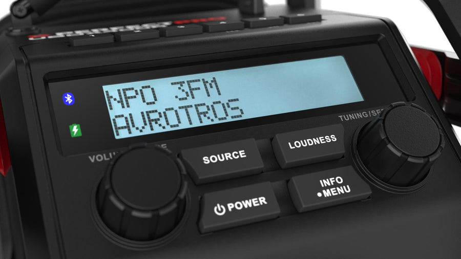 DAB+ / FM / Bluetooth / Oplaadbaar / IP64