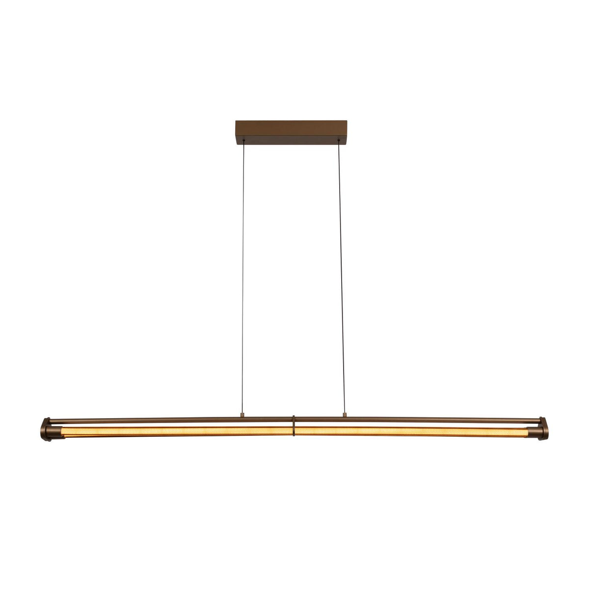 Lucide JANDERIN dimbare LED-hanglamp met bewegingssensor 2 × 16,5 W, 2700–4000 K, champagne