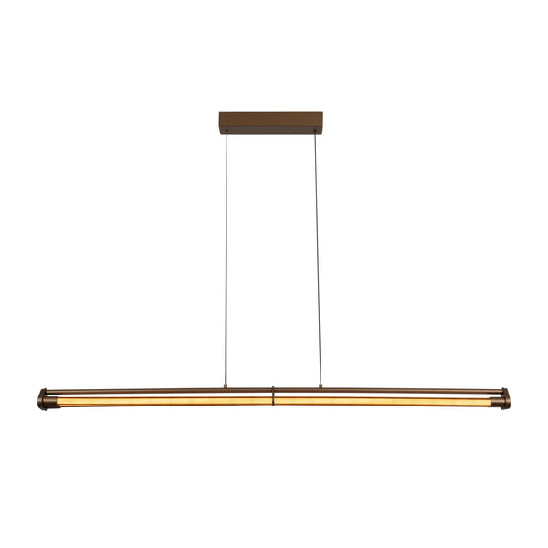 Lucide JANDERIN dimbare LED-hanglamp met bewegingssensor 2 × 16,5 W, 2700–4000 K, champagne