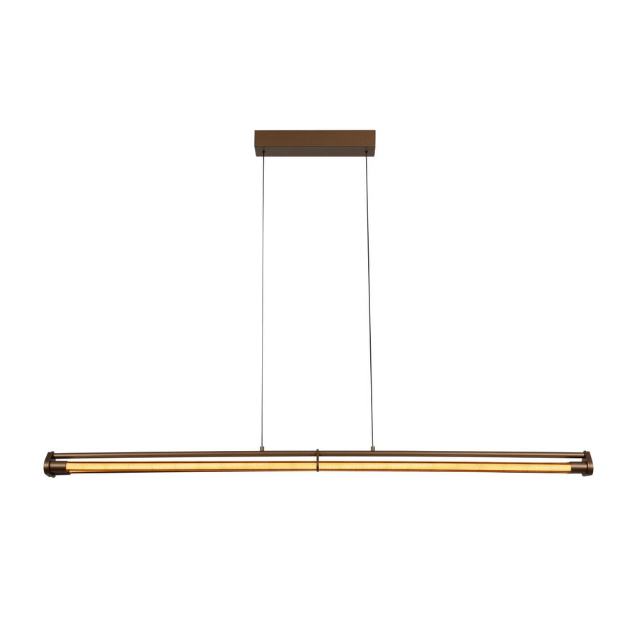Lucide JANDERIN dimbare LED-hanglamp met bewegingssensor 2 × 16,5 W, 2700–4000 K, champagne