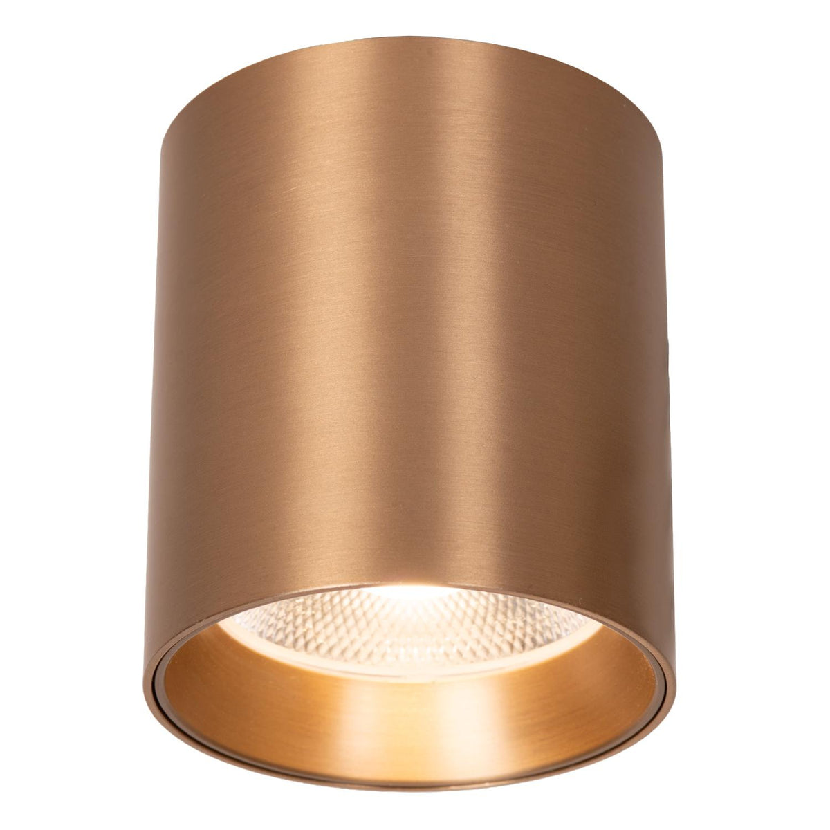Lucide STRAXX dimbare LED-plafondspot Ø 8 cm, 15 W, 2700–4000 K, champagne