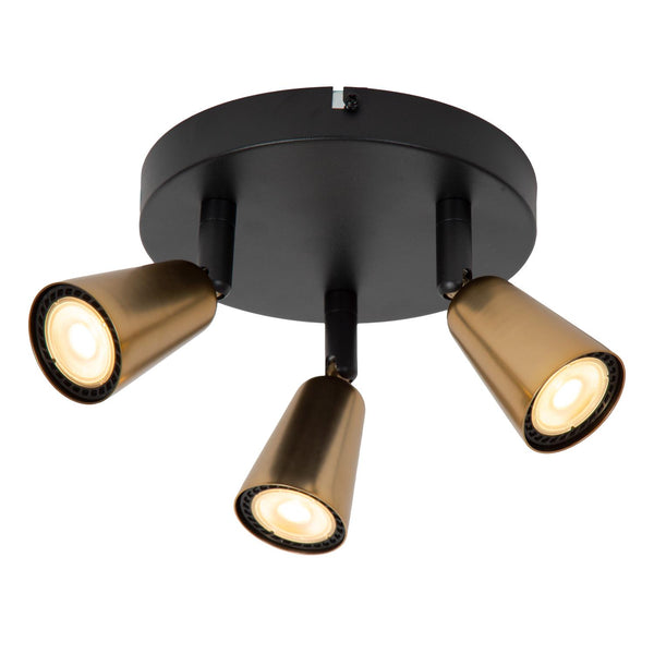 Lucide TIANA plafondspot 3 × GU10, champagne