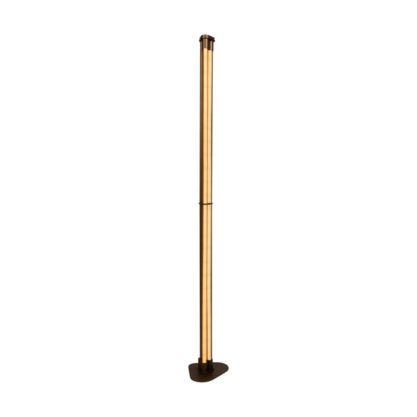 Lucide JANDERIN dimbare LED-vloerlamp met bewegingssensor 2 × 17 W, 2200–3300 K, champagne