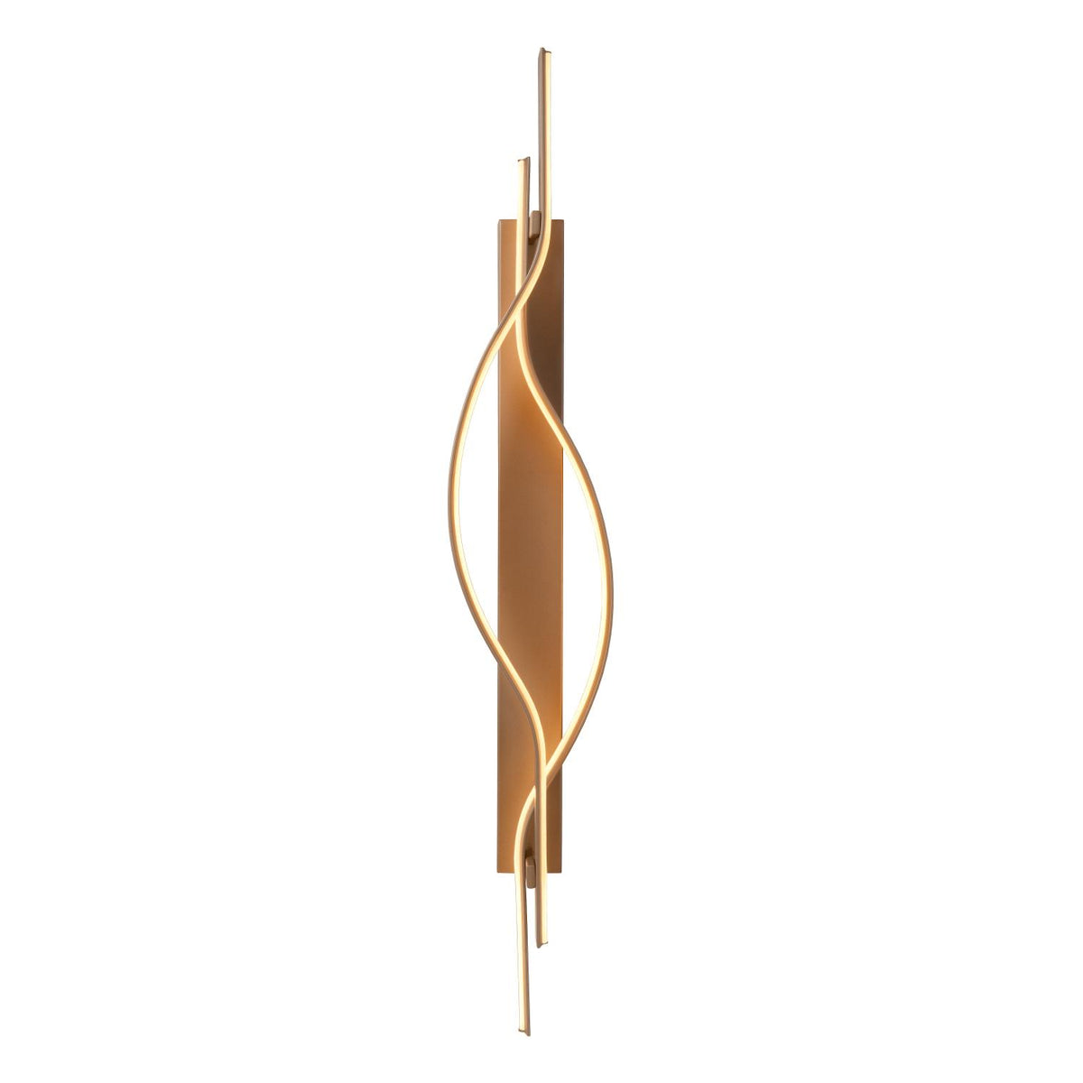 Lucide LAMBADA dimbare LED-wandlamp 20 W, champagne