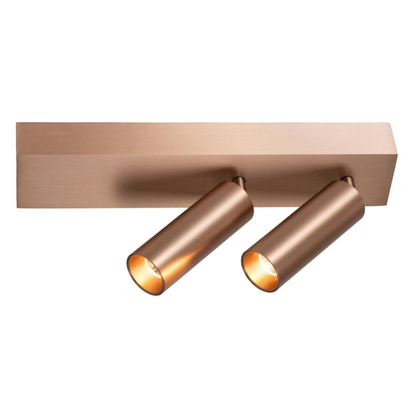 Lucide BIXX dimbare LED-plafondspot 2 × 8 W, 2700–4000 K, champagne