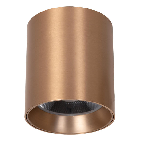 Lucide STRAXX dimbare LED-plafondspot Ø 8 cm, 15 W, 2700–4000 K, champagne