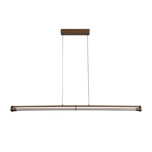 Lucide JANDERIN dimbare LED-hanglamp met bewegingssensor 2 × 16,5 W, 2700–4000 K, champagne